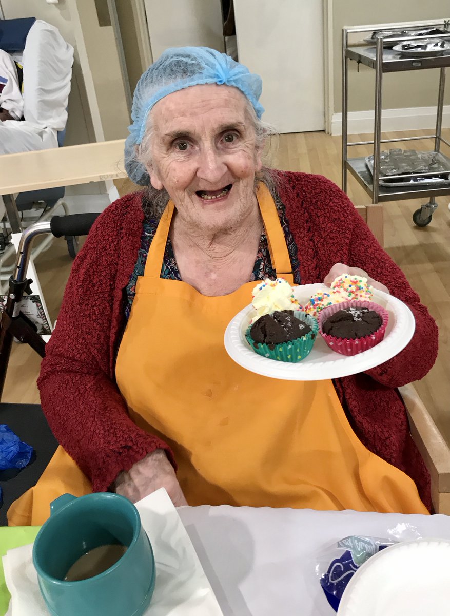 SummitCare's tweet photo. Every week the SummitCare Liverpool residents have the choice to attend a cooking class and this week the residents cooked cupcakes. Other residents played ball games.

#SummitCareLiverpool #agedcareAustralia https://t.co/Qor8bhR6DH