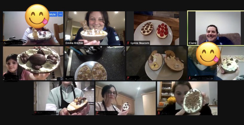 3rdInverurie's tweet photo. Easter Eggs stuffed with Cheesecake!!  😋😋😋 we hope it tasted as good as they looked! @Girlguiding @GirlguidingScot @GuidingGordon https://t.co/7Ze5TU6ZD6