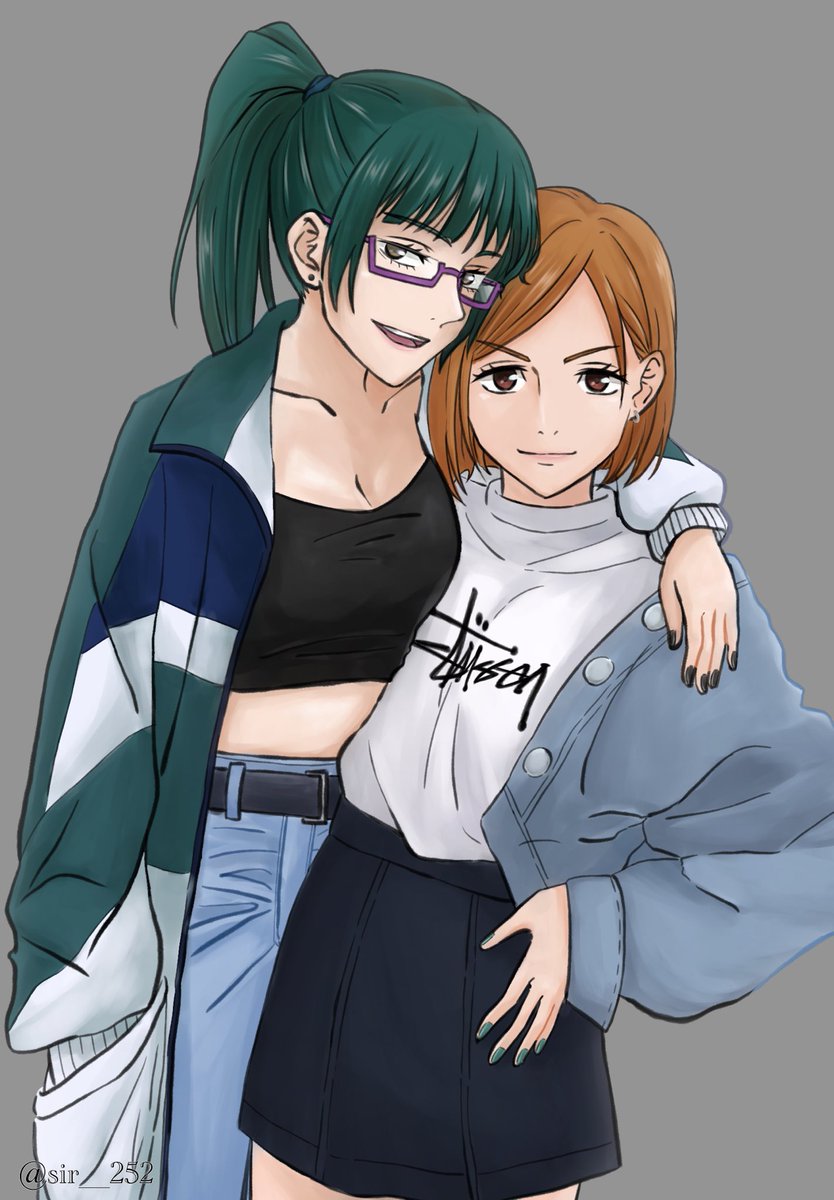 夜空 課題地獄 در توییتر 個人的に好きなペア描いた 呪術廻戦 呪術廻戦ファンアート 呪術廻戦絵描きさんと繋がりたい 呪術廻戦好きな人と繋がりたい 禅院真希 釘崎野薔薇 絵描きさんとつながりたい