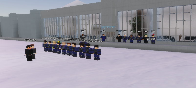 EngineEternal's tweet photo. ❄️ | Jackboot Tryouts

Security Director @GavinLKavanagh hosted Jackboot Tryouts earlier today, they were a great success with over 11 attendees and new jackboots. #Roblox #Snowpiercer https://t.co/7FUpZt07Yk