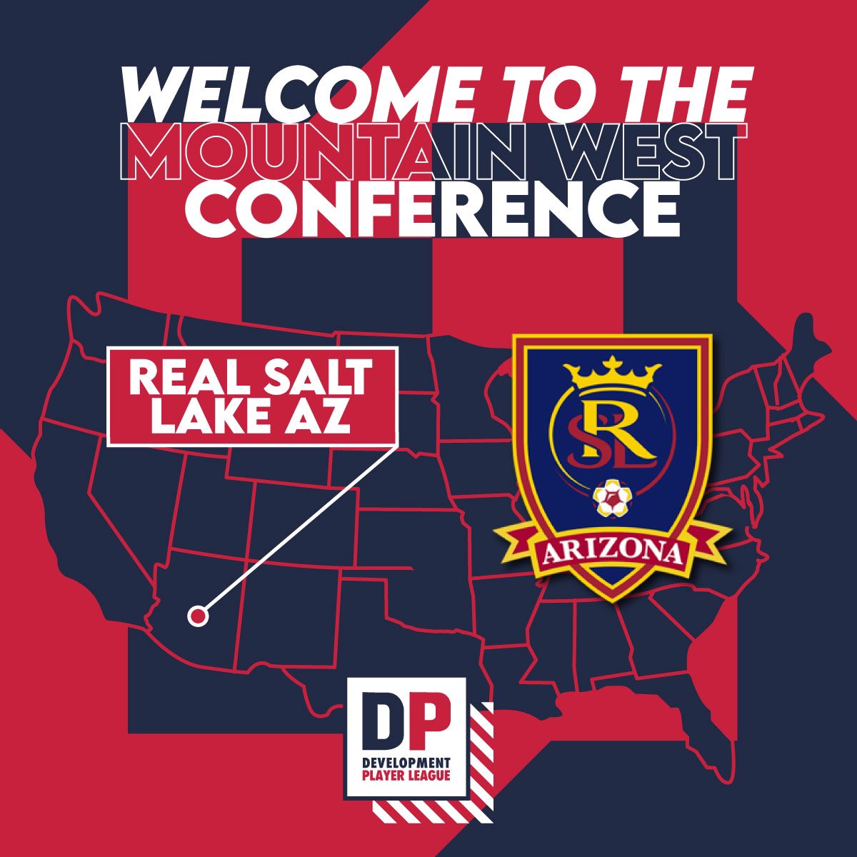 DP_League's tweet photo. π¨ New Club Alert π¨
Welcome to the DPL @rsl_azsa . The DPL will be the top level league for their girls side. Looking forward to seeing you compete in our new Mountain West Conference. #DPLWelcome #EverythingEarned #NothingGiven #TheJourney https://t.co/93MOMC8qKL