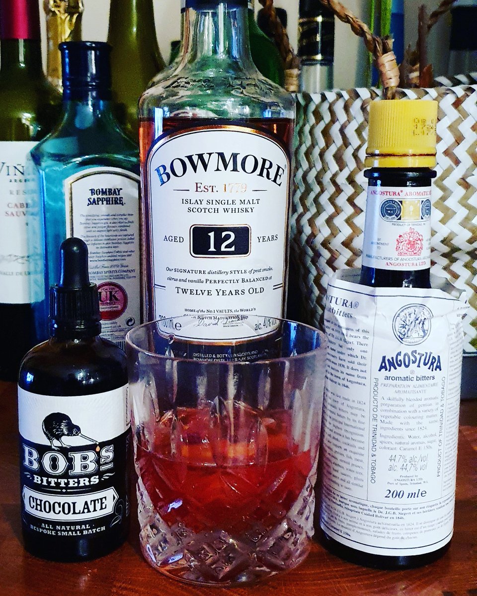 Mo Abdelkafi (@moabdelkafi) on Twitter photo ...#robroy made with <a href="/bowmore/">Bowmore Whisky</a> @bobsbitters @angosturahouse #islaysinglemalt .. surprisingly (or not) the chocolate works! ...#robroy made with <a href="/bowmore/">Bowmore Whisky</a> @bobsbitters @angosturahouse #islaysinglemalt .. surprisingly (or not) the chocolate works!
