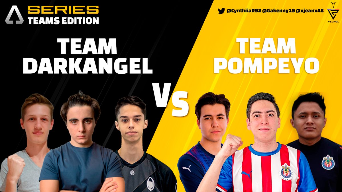 RevolAimar's tweet photo. 🔴¡YA EN DIRECTO!
🏆#AppGradeSeries
🌶️¡El partido más picante de toda la competición!
😱¡¡El que gane este partido clasifica y elimina al rival!!
⚔️#TeamDarkAngel🆚#TeamPompeyo
📺https://t.co/5pE9qwkWQq
❤️@CynthiiaR92 @Velrol86Mx @Gakenny19 @xjeanx48 https://t.co/1bhATZCgUd