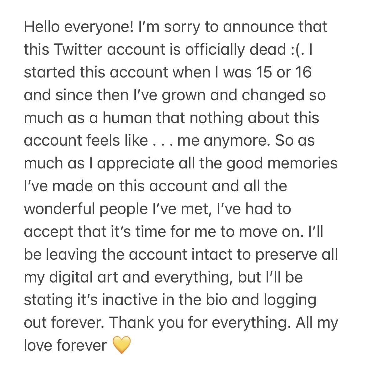 aliviaa_moved's tweet photo. goodbye 💛 https://t.co/1iebReWhb1