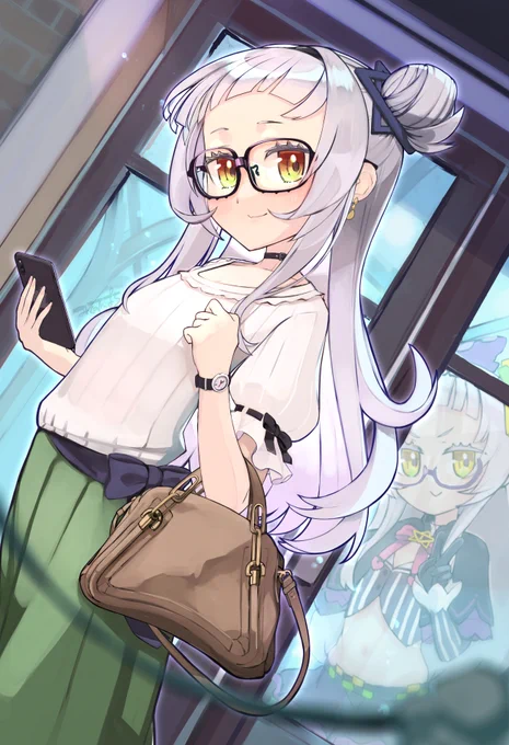春色でちょっとキメるまほう?
Spring-colored fashionable magic.
#シオンの書物
#眼鏡ホロライ部 