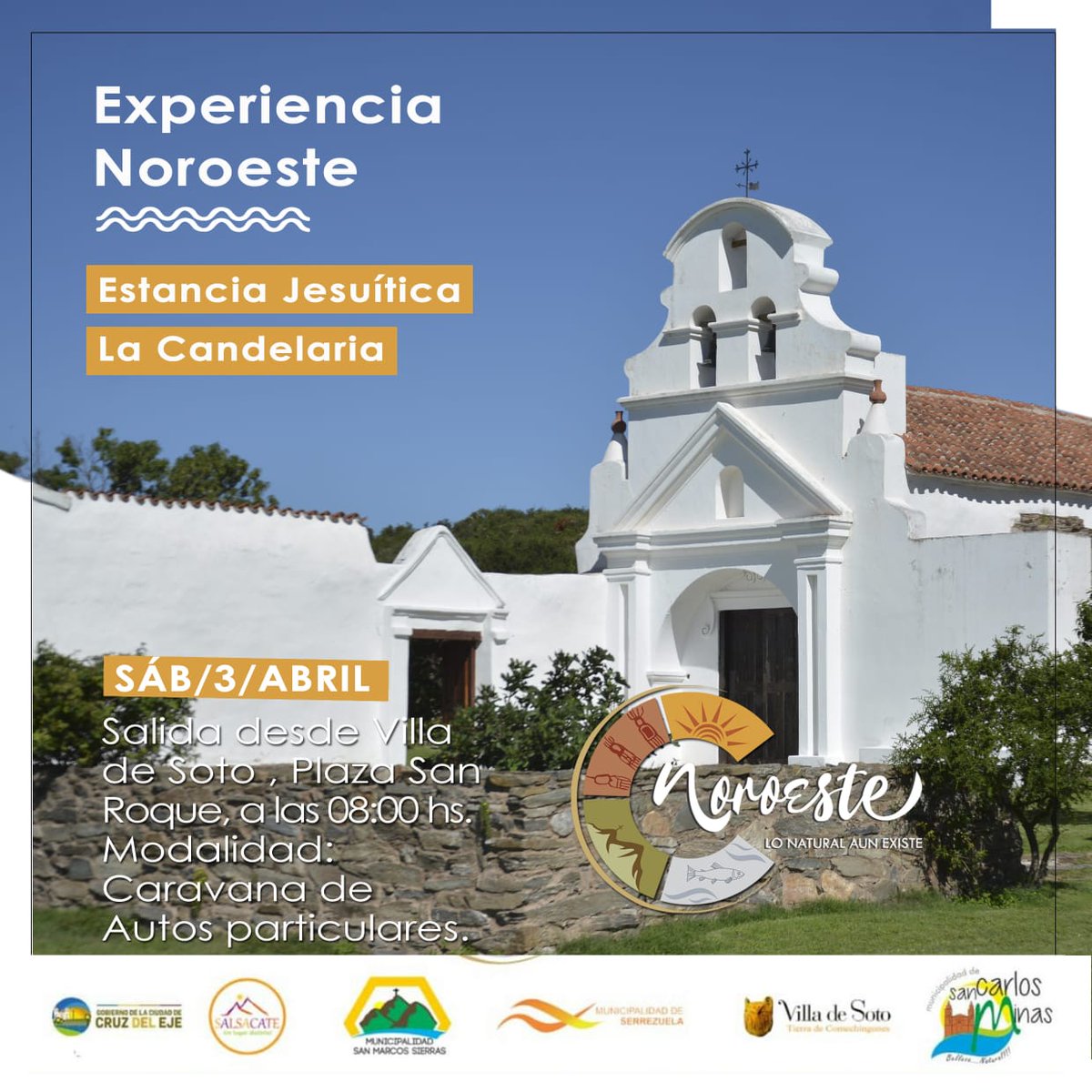 turismocba's tweet photo. 🍃Llega la experiencia #NoroesteCordobés en #SemanaSanta⛪️😍Disfrutá de diversos circuitos y propuestas turísticas en #CruzDelEje, #SanMarcosSierras, #Salsacate, #Serrezuela, #Soto y #SanCarlosMinas.

CÓRDOBA❤️VOS https://t.co/E4VaDaBO7Y