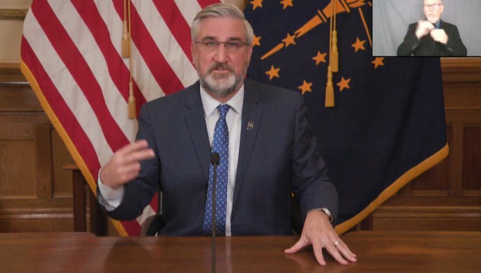 16NewsNow's tweet photo. BREAKING: Holcomb announces he anticipates being able to open up vaccination to all Hoosiers 16 and up on March 31. https://t.co/xSEIhjTMBr