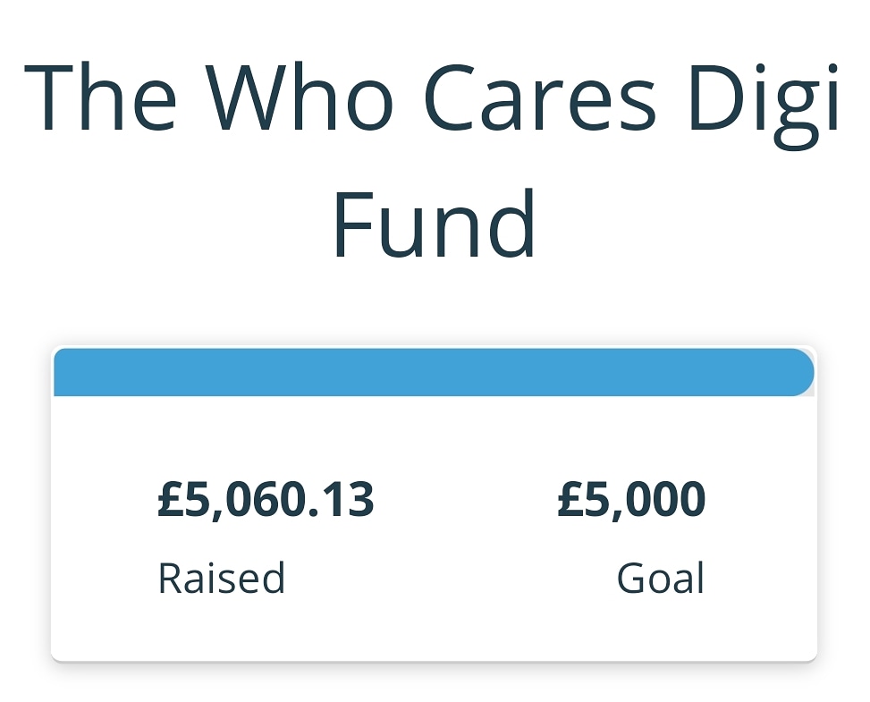 WhoCaresAction's tweet photo. WE DID IT!!!! Thank you so much to every single person who donated β€ and to our amazing partners @The_Lowry @GaddumCentre @Quarterhouse_UK @imago_community @ATTtweet @Xroadstogether @ClwydTweets @WcdYoung β€ https://t.co/0m5WLWHjG2