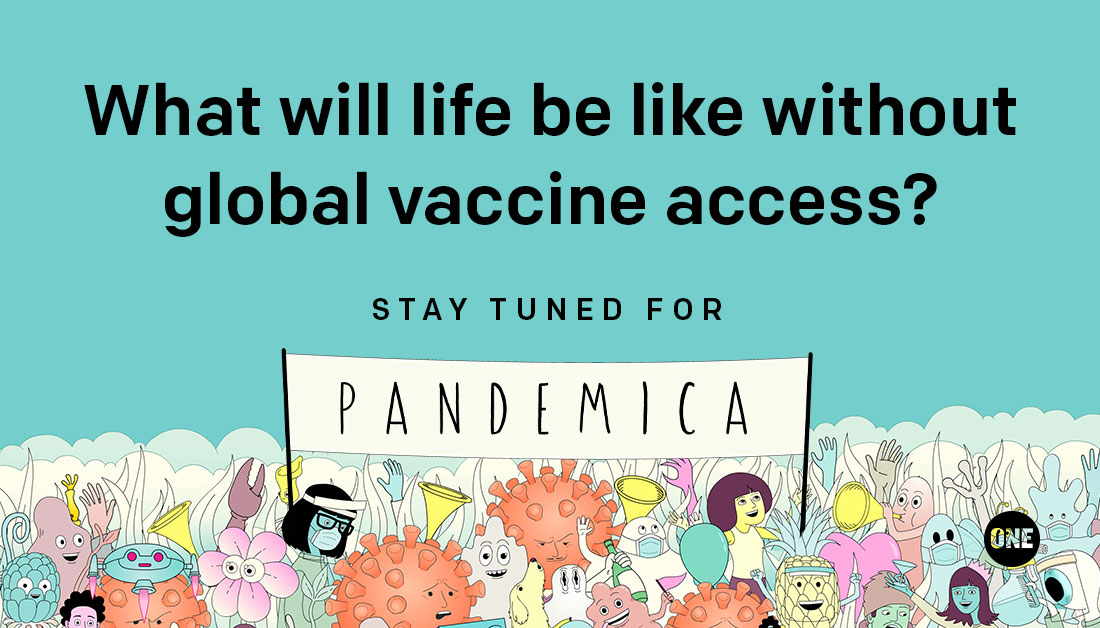 ONECampaign's tweet photo. Launching Thursday, our new series, #Pandemica, explores what would happen if global vaccine access isn’t prioritized. 🌎

Stay tuned to find out more and catch up on why we can’t afford to live in a world without global vaccine access. #EndThePandemic https://t.co/yuYLLX7LRK https://t.co/V4llqEgjSa