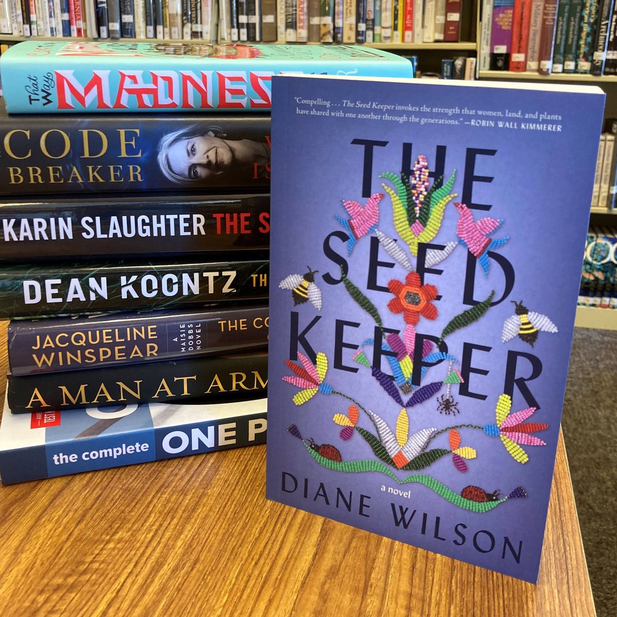 CbruckMccall's tweet photo. Check out this weeks new arrivals!
@ellygriffiths 
@jenniferdoudna 
@wjpumphrey 
@wjpumphrey 
@MissDahlELama 
@MissDahlELama 
#chandaprescodweinstein
#TheSeedKeeper
#TheCodeBreaker
#Amnesty https://t.co/JI6c3Ooo20