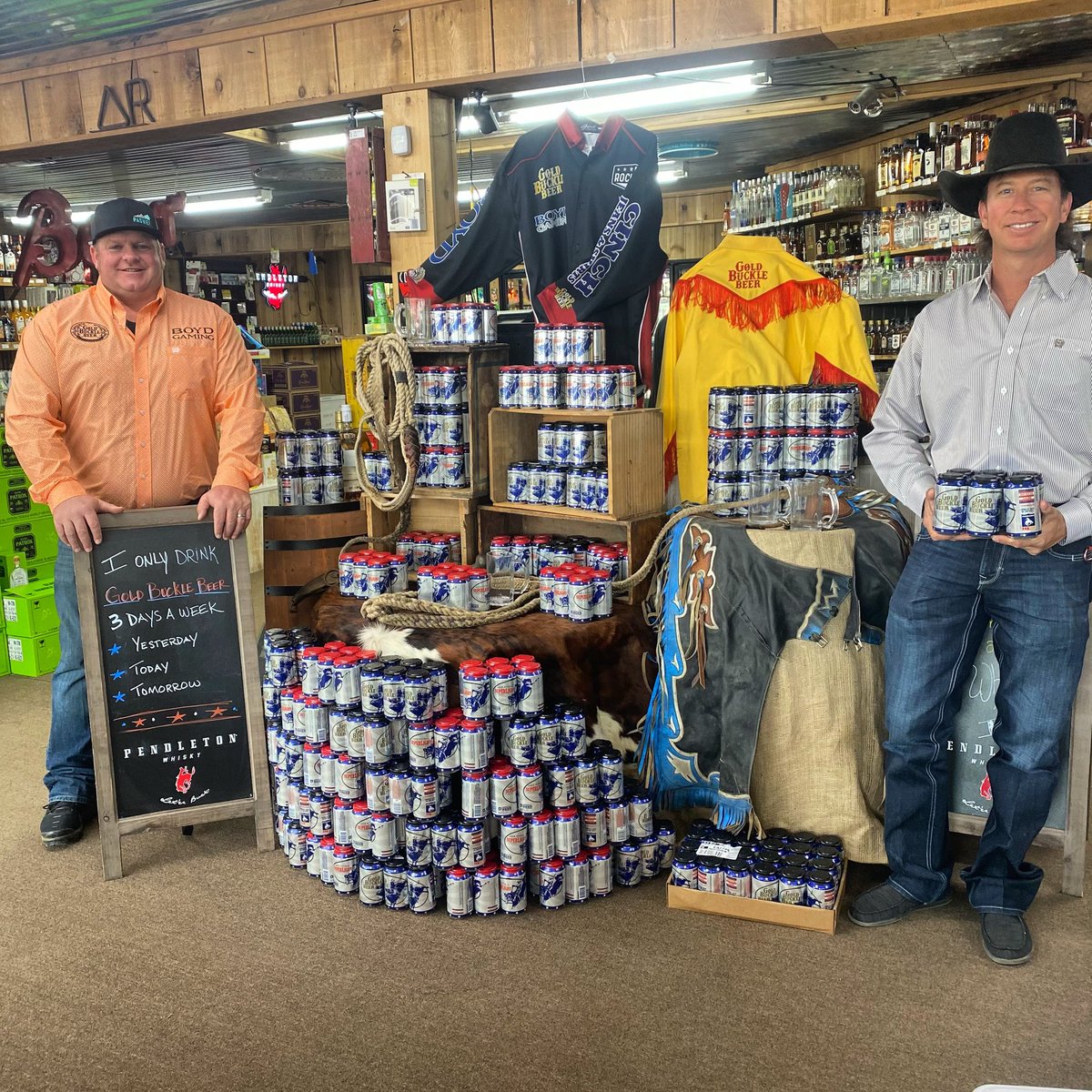 📢📢 Oklahoma 📢📢 Gold Buckle Beer now available in Hugo! 🍻 

One Stop Shoppe
1401 E Jackson  St
Hugo, OK 74743