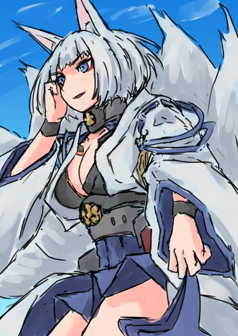 早起きして加賀さんラフ描いてました☀
今日中に仕上げたい。。。! 