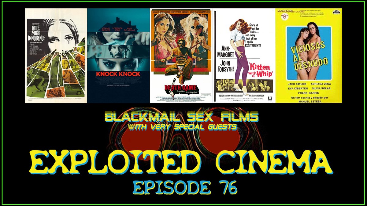 TheRevHouse's tweet photo. Death Game (1977) | Feat. Riverman &amp; The Lush || Exploited Cinema | [Ep#76]

LISTEN:
https://t.co/50kzpPvvMg

DOWNLOAD:
https://t.co/jFEVG6KT2B

#Podcast #ExploitedCinema #DeathGame #PeterSTraynor #SondraLocke #ColleenCamp #SeymourCassel #TeenageInnocence #LittleMissInnocence https://t.co/omi7AU6v3M