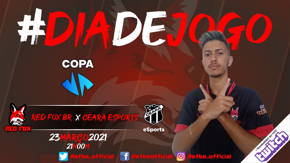 RED FOX BR (@rfbr_official) on Twitter photo #ClashRoyale | MATCHDAY
JOGO CHAVE PRA #Raposada
Entramos na arena da <a href="/ecopagg/">COPA</a> contra o <a href="/CearaeSports/">Ceará eSports 🏁🎮</a> em busca da vaga para os playoffs!
🖥 twitch.tv/ecopagg
🗣 <a href="/brunoclash_/">BrunoClash 🎙</a>
#GORF #GOCOPA #CBCR #ClashRoyale | MATCHDAY
JOGO CHAVE PRA #Raposada
Entramos na arena da <a href="/ecopagg/">COPA</a> contra o <a href="/CearaeSports/">Ceará eSports 🏁🎮</a> em busca da vaga para os playoffs!
🖥 twitch.tv/ecopagg
🗣 <a href="/brunoclash_/">BrunoClash 🎙</a>
#GORF #GOCOPA #CBCR