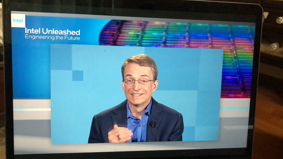 RoseSchooler's tweet photo. “Today’s the first day but we are just getting started” INTEL IS BACK @PGelsinger #IntelUnleashed https://t.co/R0Hrrc3iJY