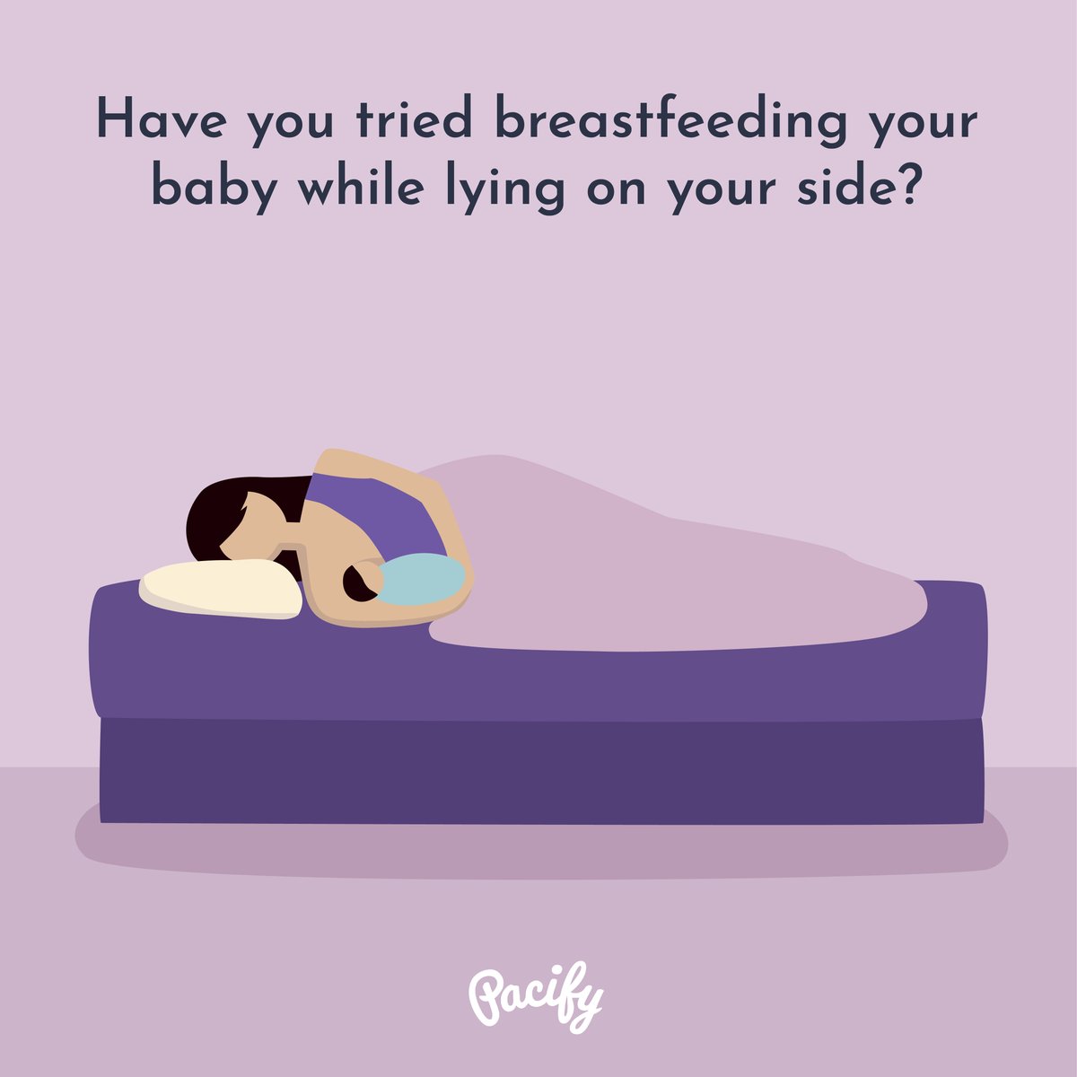 pacifyapp's tweet photo. Have you tried breastfeeding your baby while lying on your side? It's a favorite for lots of mamas - give it a try!
#breastfeeding #breastfeedingpositions #makingmilk #newborn #newparent #baby #momlife https://t.co/rDUCp6arXn