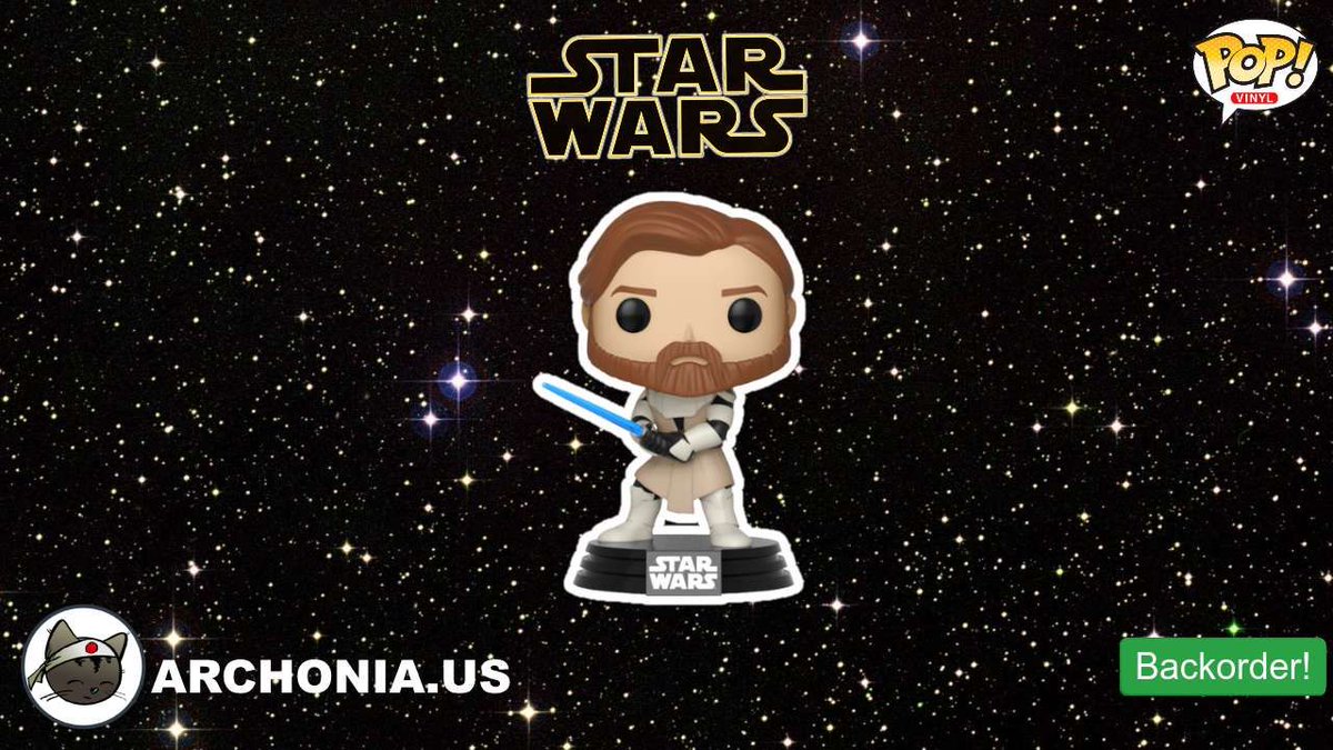 Archonia_US's tweet photo. Obi-Wan RESTOCKING!!! 😯😯😯Love Star Wars? Grab this Fan-Favorite before he runs out!🔥🔥🔥
May the Force be with You! https://t.co/kHCdctLFkC
#Funko #FunkoPOP #POPVinyl
#ObiWanKenobi #ObiWan #ObiwanPOP
#StarWars #StarWarsCloneWars #CloneWars
#Ahsoka
#Starwars #StarwarsPOPs https://t.co/sGClClHU3D