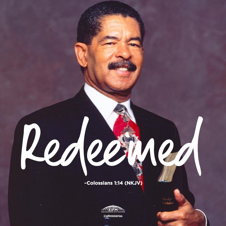 eifministries's tweet photo. We are not trying to get redeemed. We are redeemed right now. Because of what Jesus accomplished with the shedding of His blood, means we are redeemed now. 

Remember you are helping to make it happen! https://t.co/GZoIkI2Yrc

#CCC #EIFM #Jesus #Christ #Love #ApostlePrice https://t.co/marse7BgQz