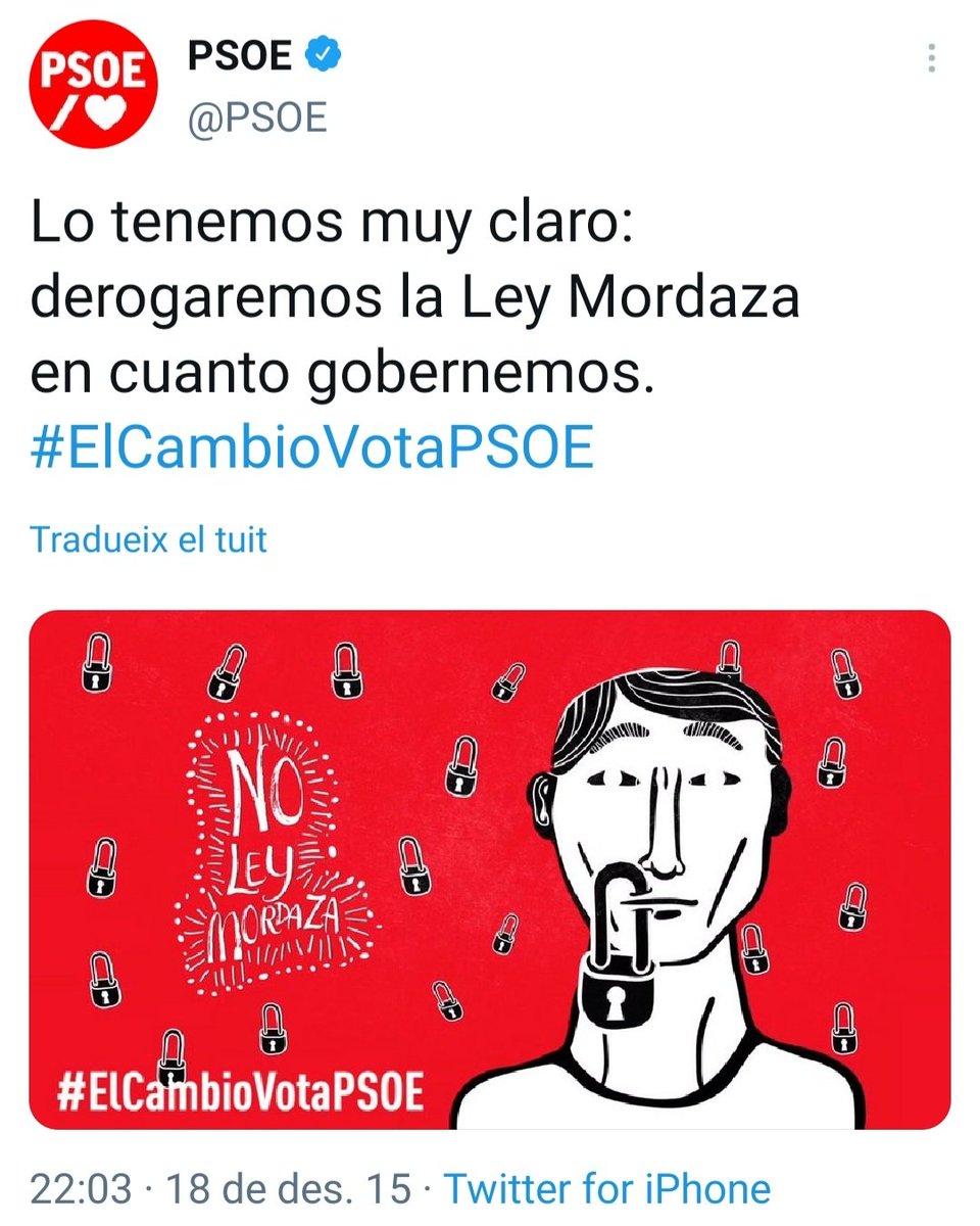 Candeliano's tweet photo. "Lo tenemos muy claro", decían. #condoscojones https://t.co/1Ow5EwUDiW