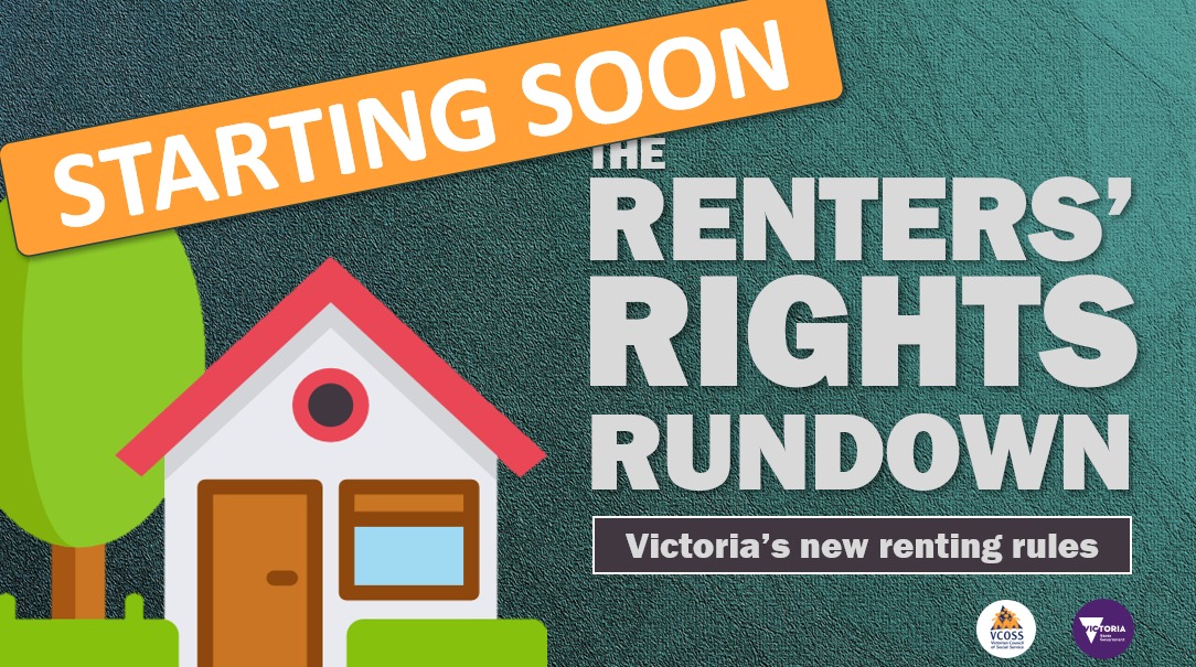 VCOSS's tweet image. More than 130 changes to Victoria’s renting rules come into effect on 29 March 2021.  

Want to know more about them and how they'll affect you? Join us from 9.30am to find out more 👇

vcoss.org.au/RentersRights