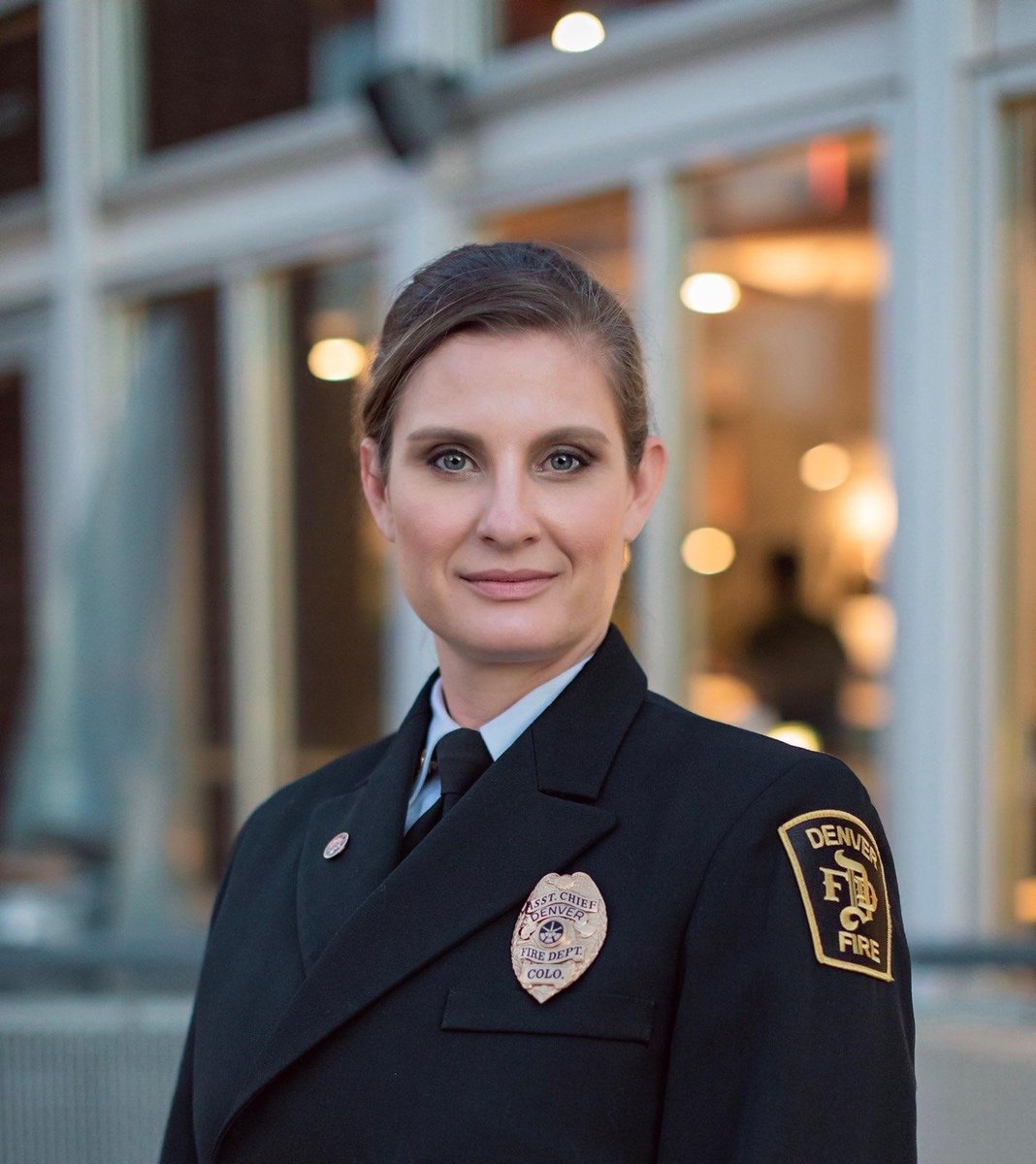 Denver_Fire's tweet photo. Celebrating #WomensHistoryMonth , the #DenverFireDepartment is featuring the amazing work of some of our members. Please meet Assistant Chief of Fire Prevention Carly Helwick. View @ https://t.co/7haUFMfg0k @DenSafetyDept https://t.co/qMg83DdO6k