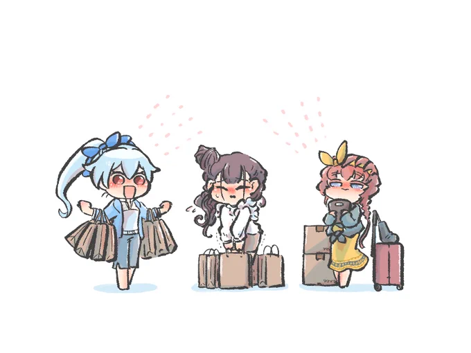 お買い物、たくさんしてほしいね。 