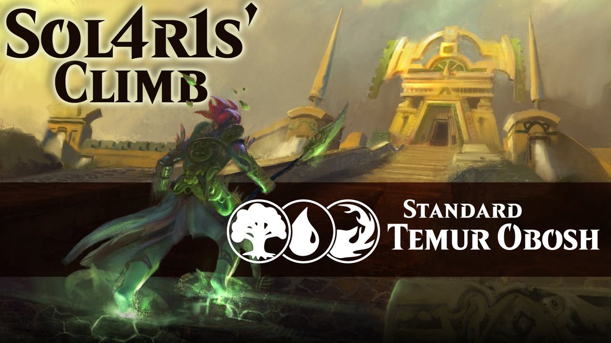 Sol4r1s's tweet photo. Das beste Deck in der aktuellen Standardmeta? Temur Obosh ist zumindest ein heißer Kandidat dafür. Ich hab es mal auf der Mythicladder Gassi geführt! Viel Spaß mit dem Video.
https://t.co/5DEnniYBdb
#MTG #Standard #Laddergrind https://t.co/baoZzSgG4x