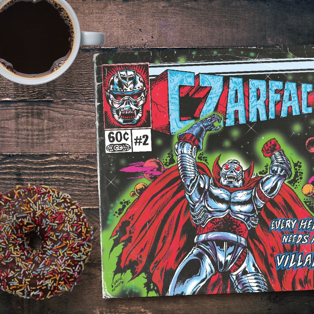 AMusicalCity's tweet photo. "Every Hero Needs a Villain", aka of the best "nerd" rap album. Full of comic references, great instrumentals and powerful vocal work, this album will get you boost for the whole day ! So boost up your mood with this CZARFACE album ! https://t.co/YrDZiyYGLK