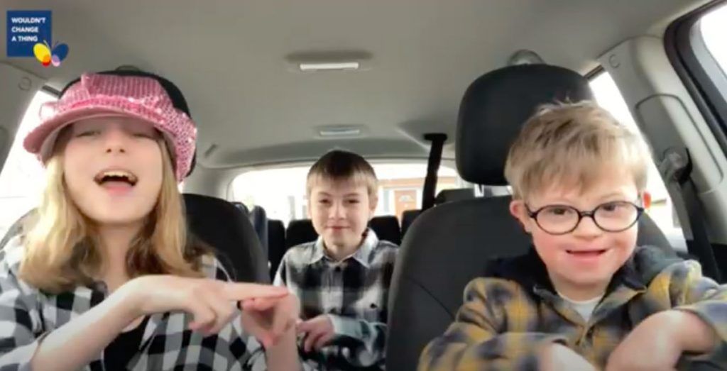 nrlc's tweet photo. World Down Syndrome Day was March 21, and in honor of this, the siblings of children and adults with Down syndrome put together a video called “50 Siblings, We Are Family” featuring the song “We Are Family” by Sister Sledge. #lovinglife   https://t.co/GJjlH6x58D https://t.co/uEhmU2AT6l