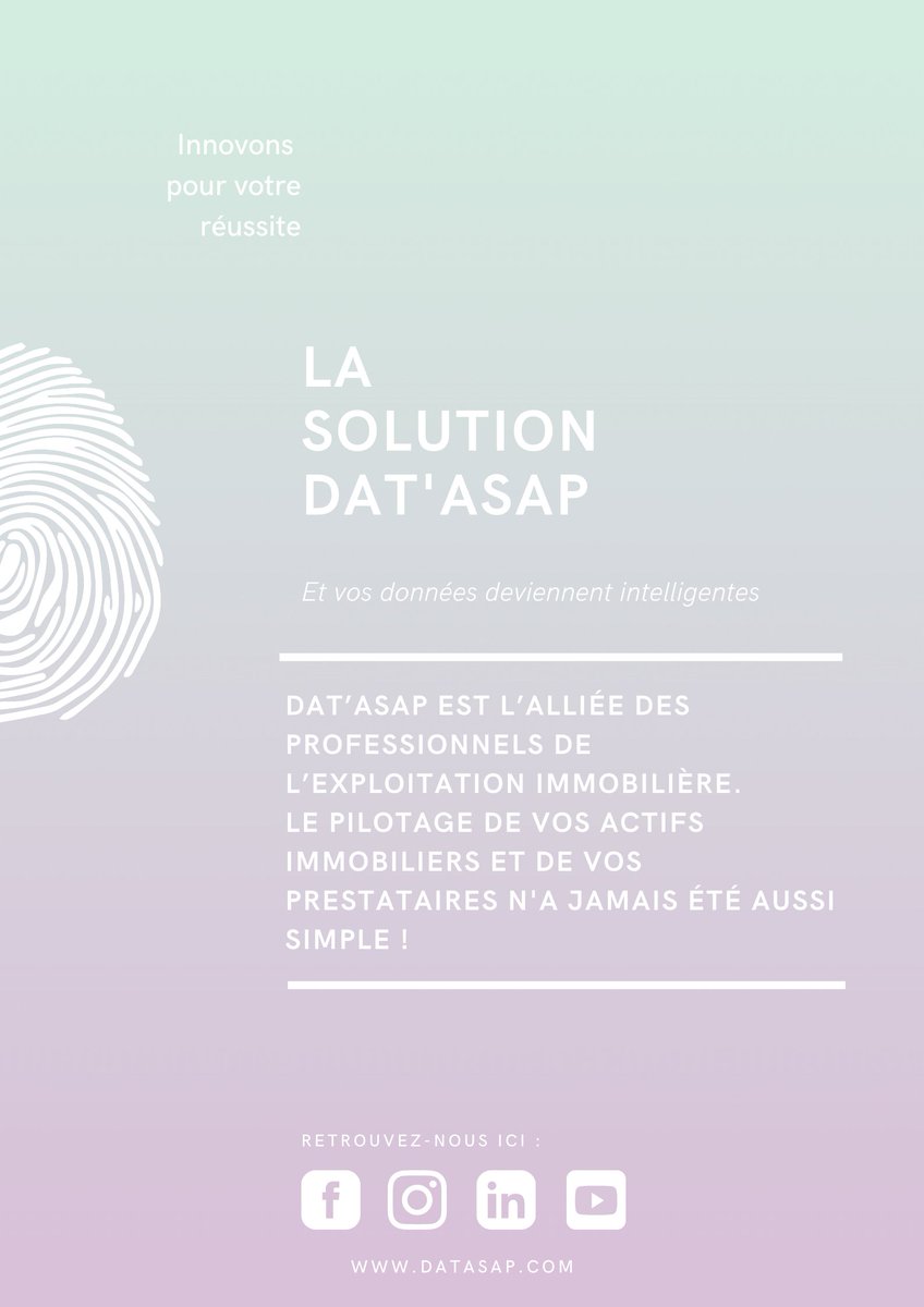 campusMIPIMITIC's tweet photo. Mieux piloter vos prestataires pour proposer une offre de services optimisée dans une ambition d'amélioration continue.

🧠 C'est l'ambition de DAT'ASAP, notre deuxième solution qui place l'intelligence de la donnée au coeur de leur projet 📊

⬇️Découvrez-en plus ⬇️ https://t.co/5QOaPv91Zd