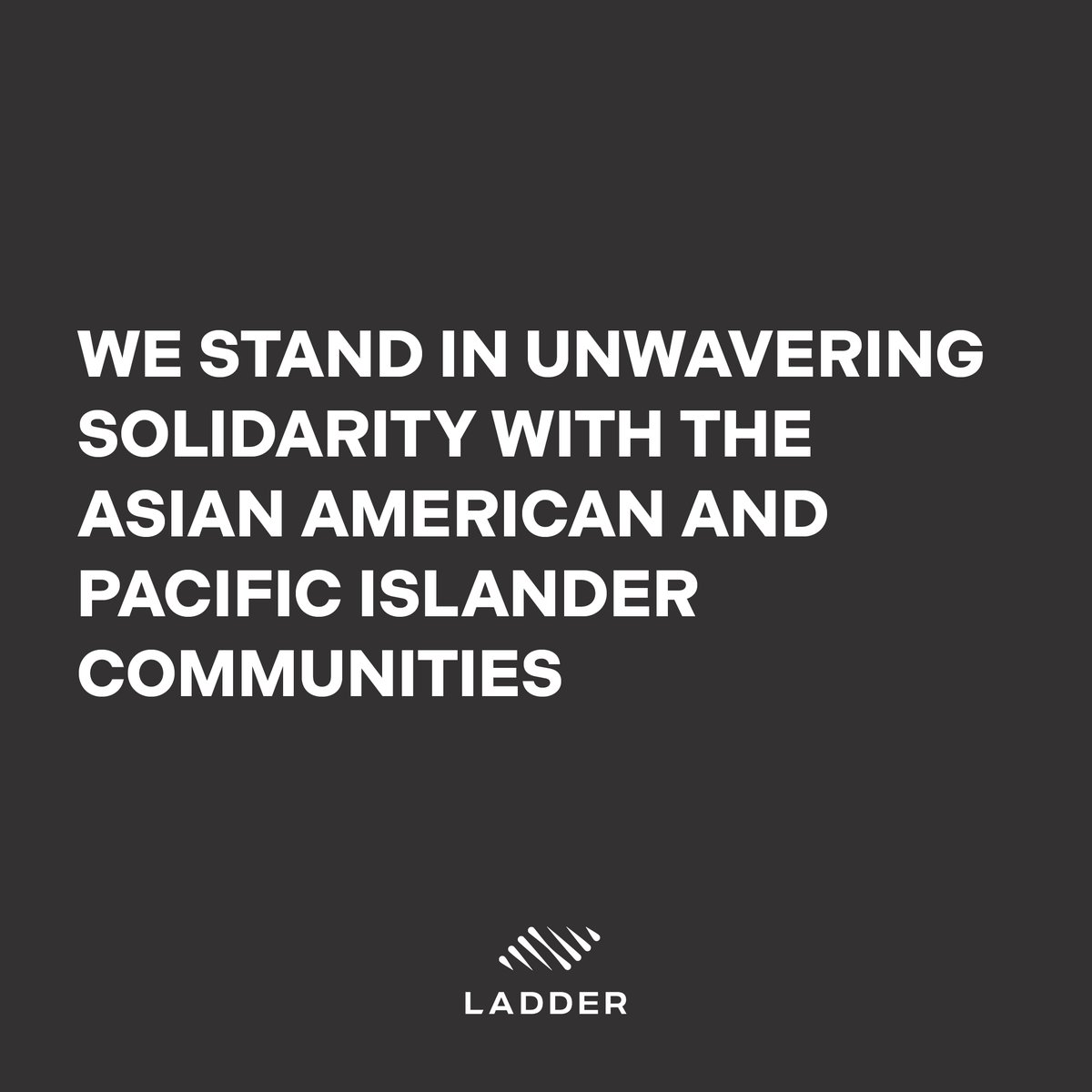 laddersport's tweet photo. We've partnered w/ Asian Americans Advancing Justice to further our education &amp; build a safe space for our AAPI employees, community &amp; society. @AAAJ_AAJC is committed to advancing the human &amp; civil rights of Asian Americans. Get involved: https://t.co/yoB60shDDw #StopAsianHate https://t.co/3VEWIeXYVJ