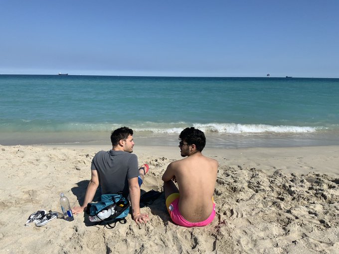 It&rsquo;s the wave 🏝    He said &ldquo; Na I don&rsquo;t need some shades &ldquo; alright then aha https://t.co/g4czxB6LSE