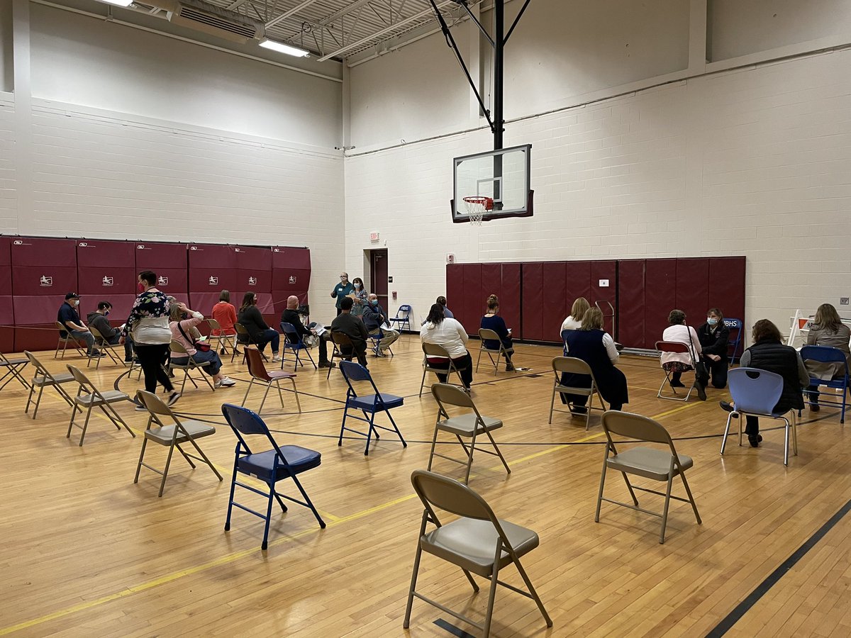 COVID Vaccine clinic day 1 was successful. Thank you to all our incredible volunteers!