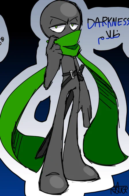 he was supposed to be a dark black character not gray wtf?
jesus christ how blind was I back then? 
