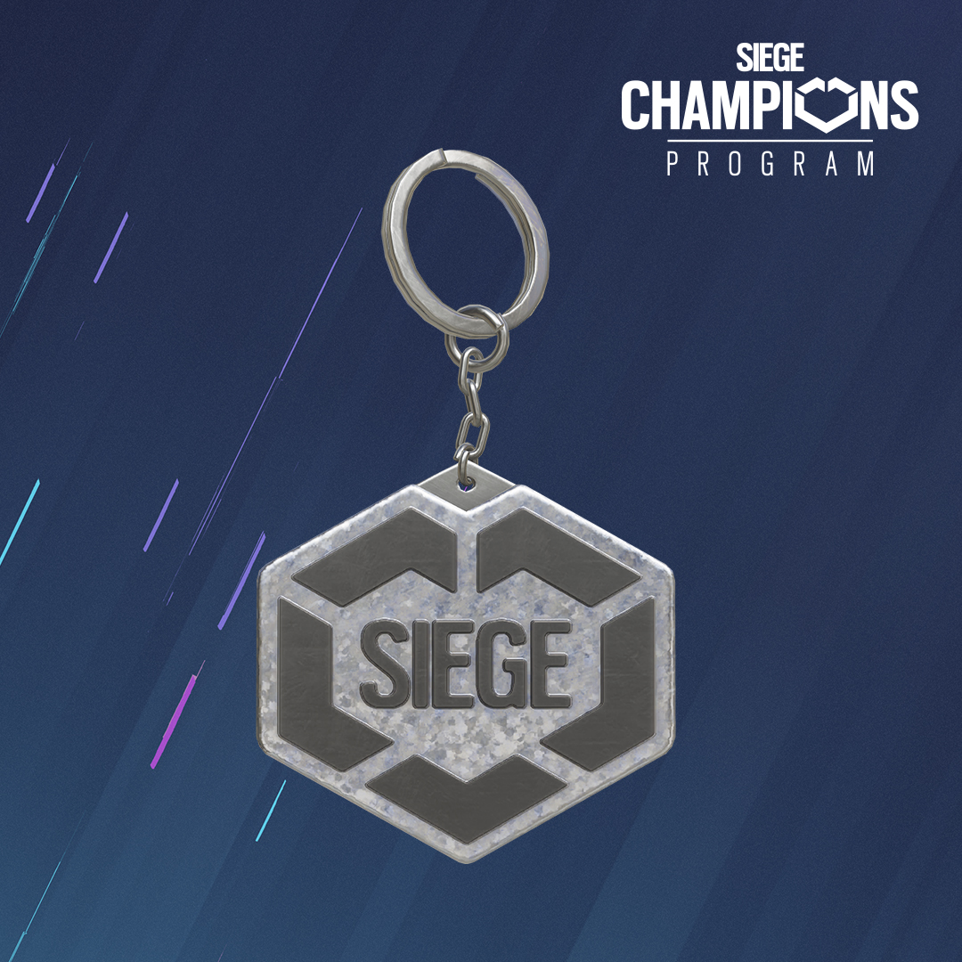 Thanks to <a href="/Rainbow6Game/">Rainbow Six Siege X</a> I get to give away 5 exclusive Siege Champions charms! I will giveaway 2 charms on Twitter and 3 during my streams this week. 🤩
How to win on Twitter? 
➡️ Follow <a href="/FastAnne_/">Anne</a> 
➡️ Retweet this tweet

2 Winners will be picked on Sunday 03/28/2021