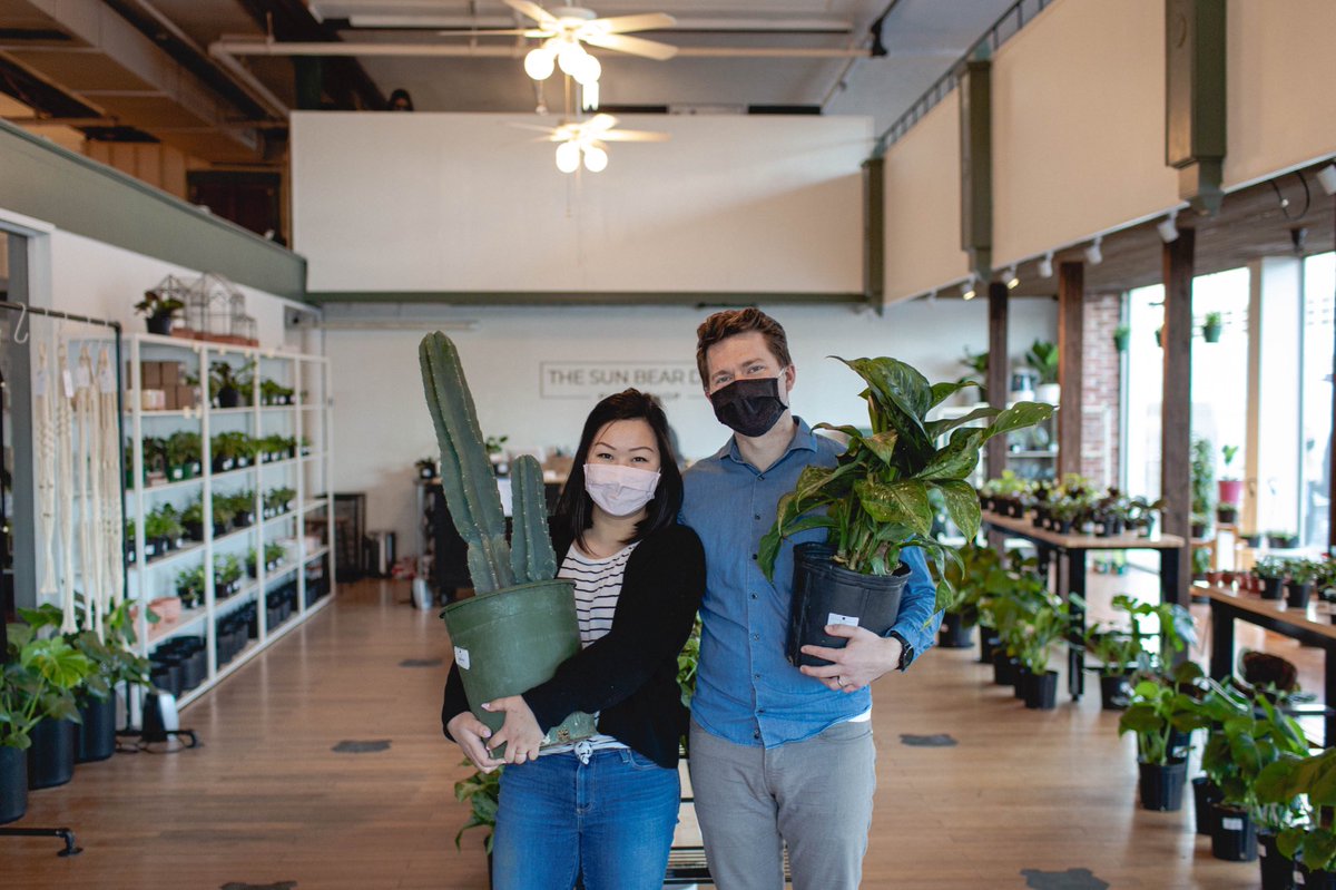 @thesunbearden is a newly opened plant shop ran by husband and wife team, Julie and Brenton. The two of them opened in The Reed during the pandemic and are quickly winning the hearts of Salem plant lovers!