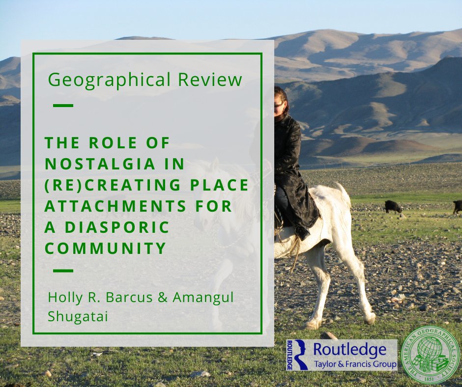 AmericanGeo's tweet photo. This week's #GeographicalReview features a look at how nostalgia factors into how migrants maintain connections to their rural roots and make homes in new places. Read more: https://t.co/8mmKEkrHGL https://t.co/SLJVWDdsFY