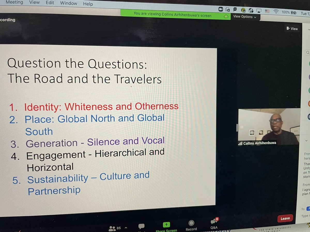iwelunmorj's tweet photo. Today made me smile. We came full circle with discussing what PLANs are necessary so we keep the memories of pandemics overtime. Thank you @CAirhihenbuwa @naughtoncc @HyperadaptHyrax and DrAlexa McCray for your impactful visions for the future @matrotz @juemos @vivks #humanpipp https://t.co/M9sh91G0OC