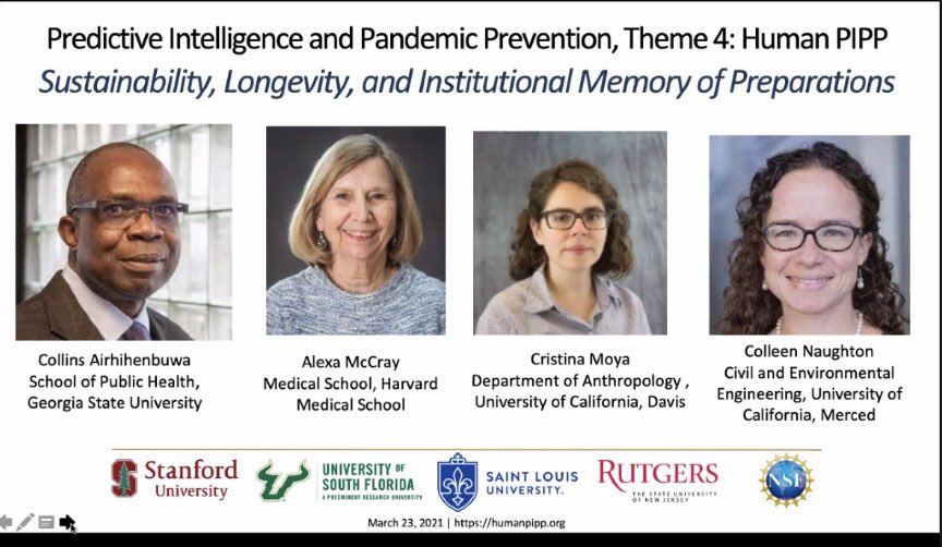 iwelunmorj's tweet photo. Today made me smile. We came full circle with discussing what PLANs are necessary so we keep the memories of pandemics overtime. Thank you @CAirhihenbuwa @naughtoncc @HyperadaptHyrax and DrAlexa McCray for your impactful visions for the future @matrotz @juemos @vivks #humanpipp https://t.co/M9sh91G0OC