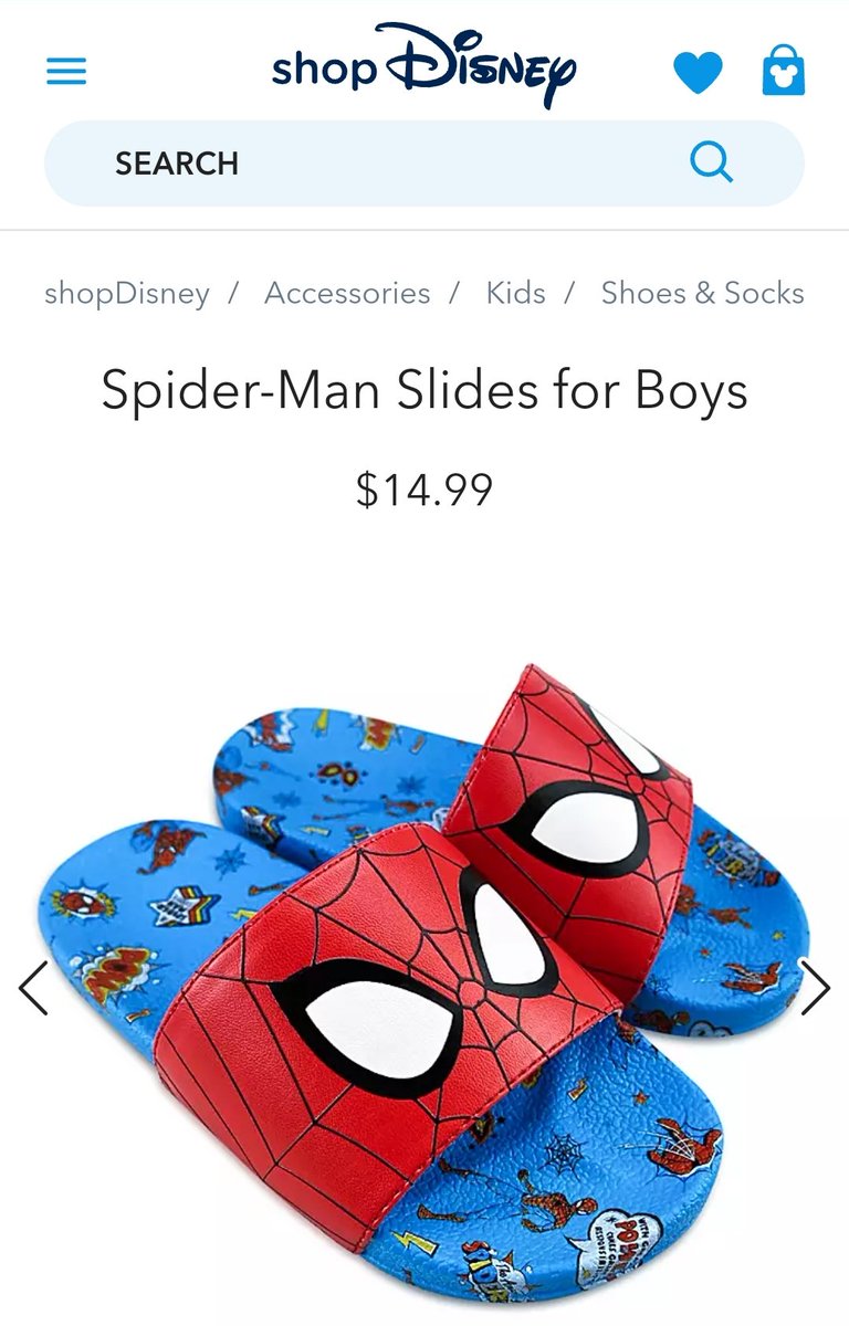 Chelleloise's tweet photo. Darn. Too mad these are "for boys"
My daughter would have loved these. I didn't realize how different little boys feet and little girls feet are. 
@shopDisney @Disney https://t.co/wIz6Q4XEoD