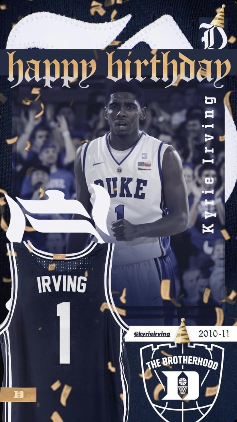 Happy Birthday to former    Kyrie Irving   