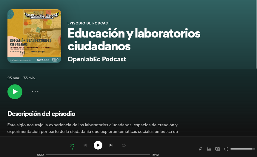 Openlabec A Twitter Escucha Educacion Y Laboratorios Ciudadanos El Ultimo Episodio De Nuestro Podcast Con La 7ª Sesion De Educacionlibre Lo Puedes Escuchar Por Spotify T Co Vutgesbfiq Tambien Lo Encuentras En Ivoox Google
