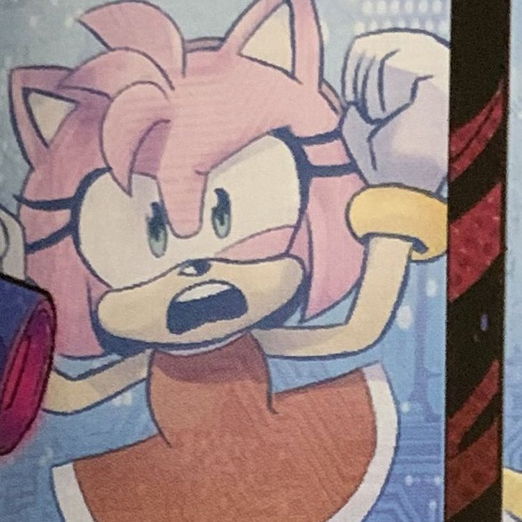 AraceliGhda's tweet photo. what!? mis niños!! porque estan ahi!?
que es lo que trama Eggman y porque tiene ese
antifaz como los juegos virtuales (?) 
o.O 🤔🤨🎮😨

#IDWSonic  
#Amy 
#Sonic 
#Tails 
#EvilGame 
#DrEggman https://t.co/sMqDqen4wO