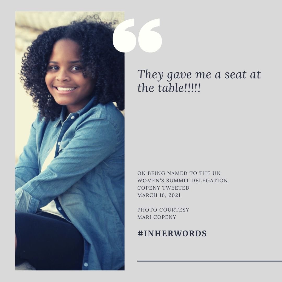 WomenStorySalon's tweet photo. Today’s #StoryADay: #youth activist @LittleMissFlint Mari Copeny. Check out her #StoryCore, #OriginStory, #StorySurprise &amp; thoughts on going to the @UN #CSW65 #InHerWords #WorldWaterDay #Women #leadership  #ClimateAction #EqualityCantWait  #ClimateJustice #WomensHistoryMonth https://t.co/6WP7XzhtoI