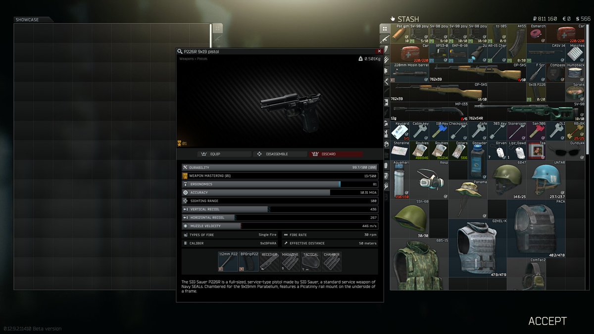 HaruspexGames's tweet photo. Some sick motherfucker stole the slide off of my pistol and left the rest of it.

#EFT #EscapefromTarkov https://t.co/pw1UiwCTcU