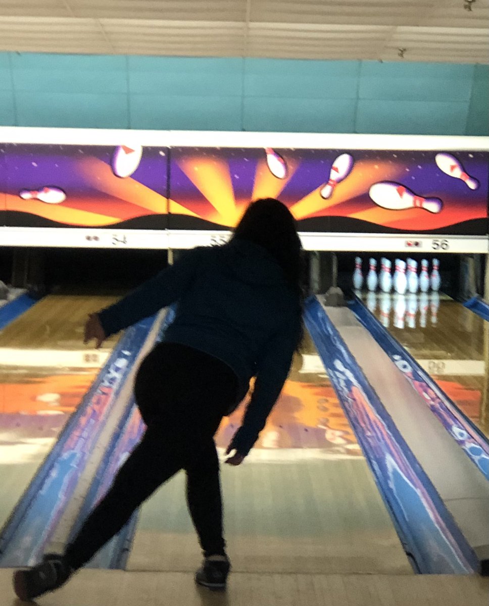 Jake Guastelle and Shauna Contreras came in first place for doubles in the CIBL league, Shauna came in third place for girls and Jake came in first place for boys.  Good day for ND bowling 🎳