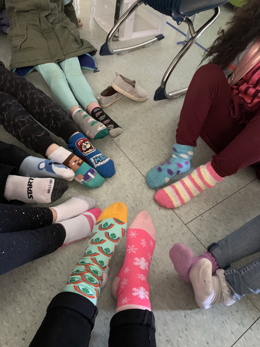 On Monday we celebrated WDSD by rocking our socks and discussing the importance of inclusion. I shared many photos and videos from my experiences working with <a href="/PALSprograms/">PALS</a>. Today students asked if we could watch more videos from Camp PALS. Future counselors in training! 💙💛