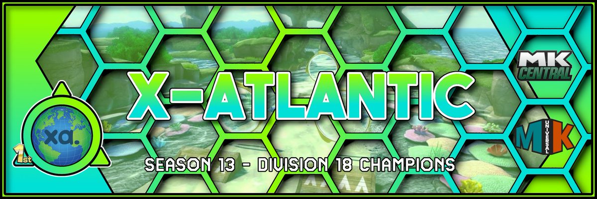 xatlantic_mk8d's tweet photo. Division 18 champions - super proud of everyone who took part in this season, y'all should be proud of yourselves. Here's to the next one! 👍 https://t.co/O35jWQyKj1