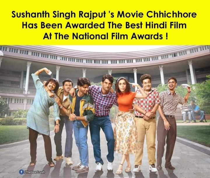 When Sushant Singh Rajput's father heard of Chhichhore Award, tears came out of his eyes he said But I am not happy. Sushant doesn't exist then that also doesn't make sense. So true Sushant's Presence was ignored when he was alive now playing politics Dont Politicize SSR Case