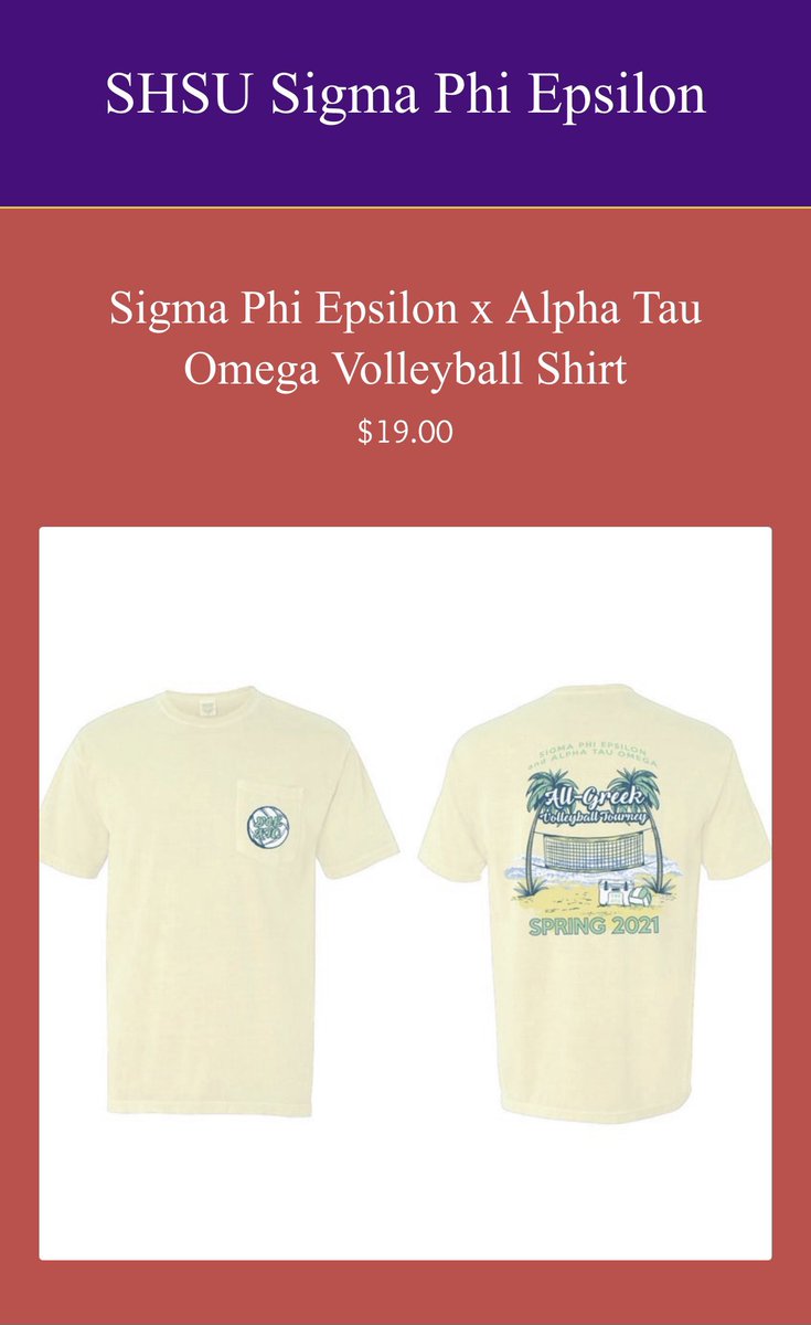 shsusigep's tweet photo. Order your shirt before tournament!! *LINK IN BIO* https://t.co/0tSlX2UI2V